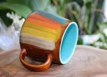 Load image into Gallery viewer, Hug Mug - Yellow, Orange, Blue &amp; White - 102
