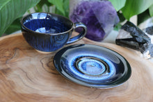 Load image into Gallery viewer, Cup &amp; Saucer - Dark Blue - 107A