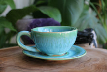 Load image into Gallery viewer, Cup &amp; Saucer - Green - 107C