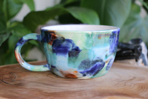 Cup - Blue, Green, White & Brown - 119