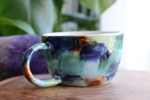 Load image into Gallery viewer, Cup - Blue, Green, White &amp; Brown - 119