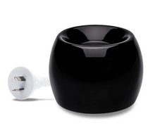 Load image into Gallery viewer, Black electric wax melt and essential oil burner with Australian plug