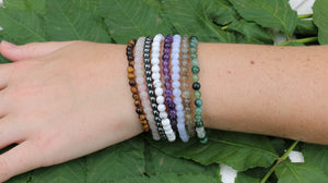 Howlite Bracelet - 4mm