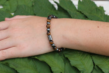 Load image into Gallery viewer, Tiger Eye &amp; Hematite Bracelet - 6mm