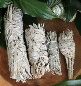 White Sage Smudge Stick Wrap - Medium