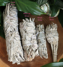 Load image into Gallery viewer, White Sage Smudge Stick Wrap - Small