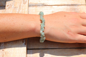 Amazonite Chip Bracelet