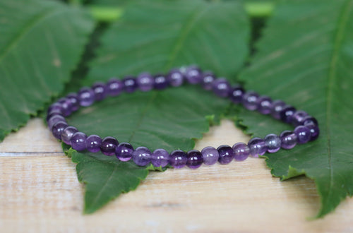 Amethyst Bracelet - 4mm