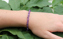 Load image into Gallery viewer, Amethyst Bracelet - 4mm