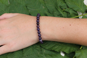 Amethyst Bracelet - 6mm