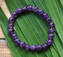 Load image into Gallery viewer, Amethyst Bracelet - 8mm