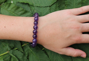 Amethyst Bracelet - 8mm