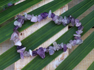 Amethyst Chip Bracelet