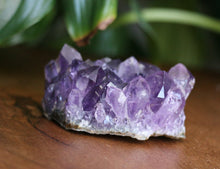 Load image into Gallery viewer, Natural Amethyst cluster with purple crystal formations