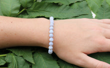 Load image into Gallery viewer, Blue Lace Agate Bracelet - 6mm