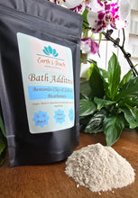 Load image into Gallery viewer, Bentonite Clay &amp; Bicarbonate Bath Additive with a small pile of mix