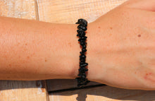 Load image into Gallery viewer, Black Tourmaline Chip Bracelet