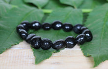 Load image into Gallery viewer, Black Tourmaline Nugget Bracelet