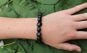Black Tourmaline Nugget Bracelet