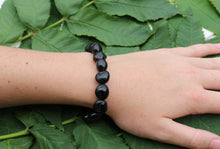 Load image into Gallery viewer, Black Tourmaline Nugget Bracelet