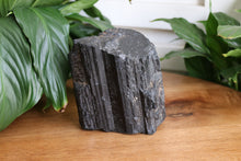 Load image into Gallery viewer, Large raw Black Tourmaline crystal chunk with natural striations