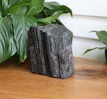 Load image into Gallery viewer, Natural Black Tourmaline grounding crystal décor stone