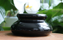 Load image into Gallery viewer, Black ceramic electric oil burner for essential oils