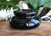 Load image into Gallery viewer, Electric essential oil burner in black and white ceramic design
