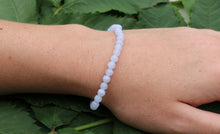 Load image into Gallery viewer, Blue Lace Agate Bracelet - 4mm