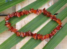 Load image into Gallery viewer, Carnelian Chip Bracelet - A Grade