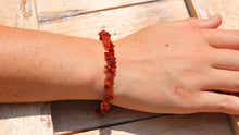 Load image into Gallery viewer, Carnelian Chip Bracelet - A Grade