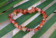 Load image into Gallery viewer, Carnelian Chip Bracelet
