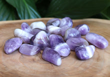 Load image into Gallery viewer, Chevron Amethyst Tumble Stone - Small - Each