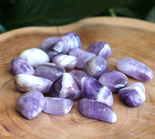 Load image into Gallery viewer, Chevron Amethyst Tumble Stone - Small - Each