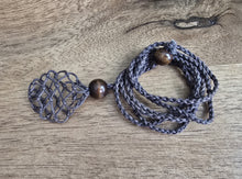 Load image into Gallery viewer, Macrame Net Necklace - Assorted Colours