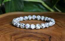 Load image into Gallery viewer, Dalmatian Jasper Bracelet - 8mm