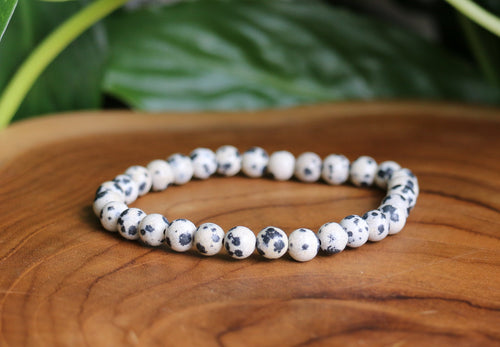 Dalmatian Jasper Bracelet - 6mm