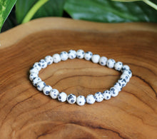 Load image into Gallery viewer, Dalmatian Jasper Bracelet - 6mm