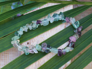 Fluorite Chip Bracelet