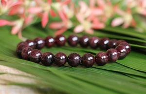 Garnet Bracelet - 8mm