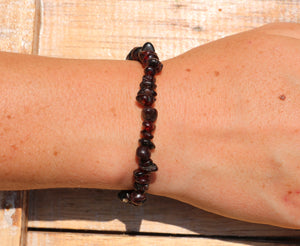 Garnet Chip Bracelet