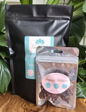 Load image into Gallery viewer, Organic Hibiscus Flowers Herbal Tea
