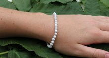Load image into Gallery viewer, Howlite Bracelet - 4mm