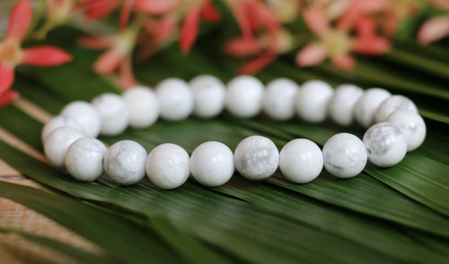 Howlite Bracelet - 8mm - A Grade
