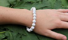 Load image into Gallery viewer, Howlite Bracelet - 8mm - A Grade