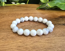 Load image into Gallery viewer, Howlite Bracelet - 10mm A Grade