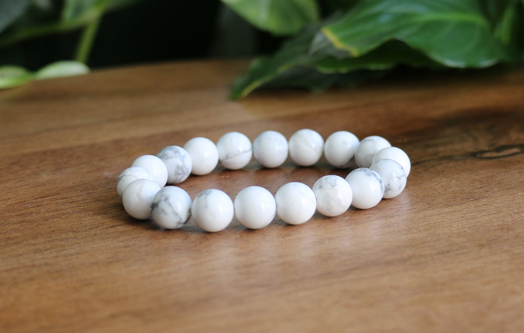 Howlite Bracelet - 10mm A Grade