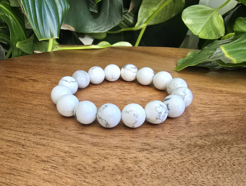 Howlite Bracelet - 12mm A Grade