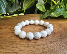 Load image into Gallery viewer, Howlite Bracelet - 12mm A Grade