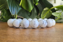 Load image into Gallery viewer, Howlite Bracelet - 12mm A Grade